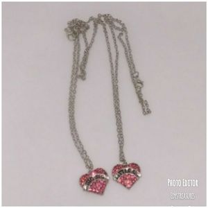Jewelry - New Big sis & Lil sis heart necklace Jewelry - New Big sis & Lil sis heart necklace